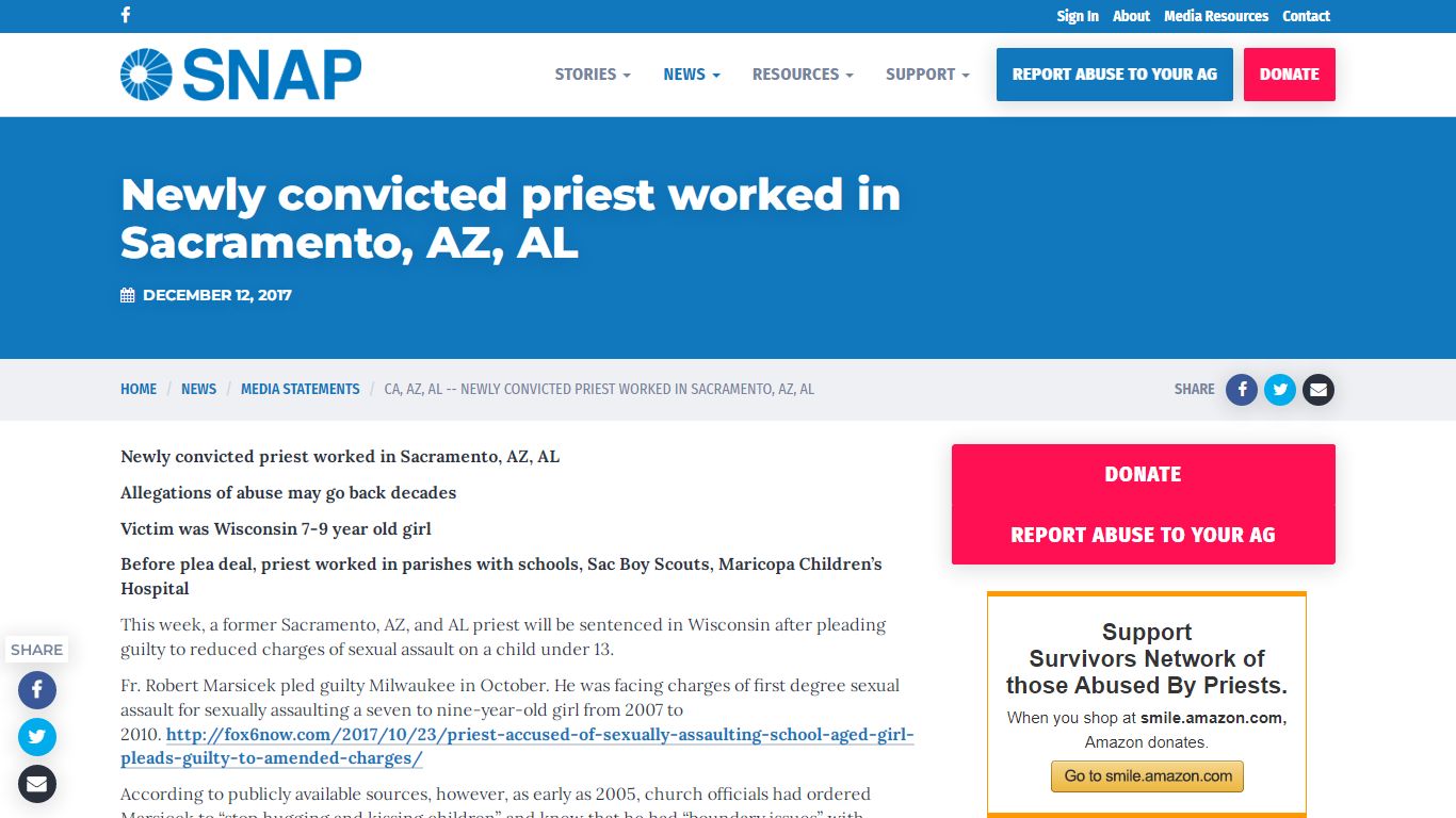 Newly convicted priest worked in Sacramento, AZ, AL